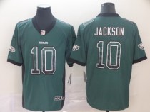 Nike Philadelphia Eagles #10 DeSean Jackson Green Drift Fashion Color Rush Limited Jersey