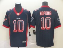 Nike Huston Texans #10 DeAndre Hopkins Blue Drift Fashion Color Rush Limited Jersey