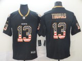 Nike Saints #13 Michael Thomas USA Flag Limited Men Jersey