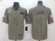 Nike Raiders #4 Derek Carr Olive 2019 Salute To Service Limited Men Jersey