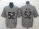 Nike Bears #52 Khalil Mack Gray Gridiron Limited Men Jersey