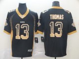 Nike Saints #13 Michael Thomas Black Drift Fashion Limited Men Jersey