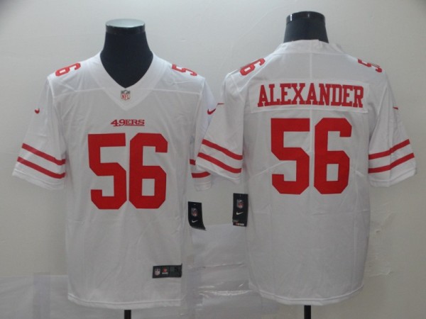 Nike San Francisco 49ers #56 Kwon Alexander White Vapor Untouchable Limited Jersey