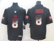 New York Giants #8 Daniel Jones Black 2019 Smoke Fashion Limited Men Jersey