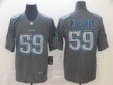 Nike Panthers #59 Luke Kuechly 2019 Gray Fashion Static Limited Men Jersey