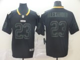 Men's Green Bay Packers #23 Jaire Alexander Black Lights Out Color Rush NFL Limited Jersey