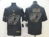 Men's Kansas City Chiefs #87 Travis Kelce 2019 Black Gold Edition Stitched NFL Jersey
