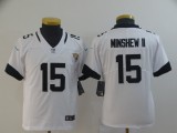 Youth Nike Jacksonville Jaguars #15 Gardner Minshew II White Vapor Untouchable Limited Jersey