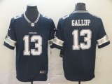 Nike NFL Dallas Cowboys #13 Gallup Blue Vapor Untouchable Limited Jersey