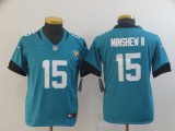 Youth Nike Jacksonville Jaguars #15 Gardner Minshew II Teal Green Vapor Untouchable Limited Jersey