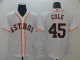MLB Houston Astros #45 Cole White Game Mens Jersey