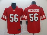 Nike San Francisco 49ers #56 Kwon Alexander Red Color Rush Limited Jersey