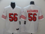 Nike San Francisco 49ers #56 Kwon Alexander White Color Rush Limited Jersey