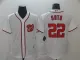 MLB Men's Washington Nationals #22 Juan Soto White Game Stitched Jersey
