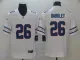 Men's New York Giants #26 Saquon Barkley White 2019 Team Logo Cool Edition Stitched Jersey