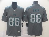 Men's Philadelphia Eagles #86 Zach Ertz 2019 Gray Fashion Static Limited Stitched Jersey