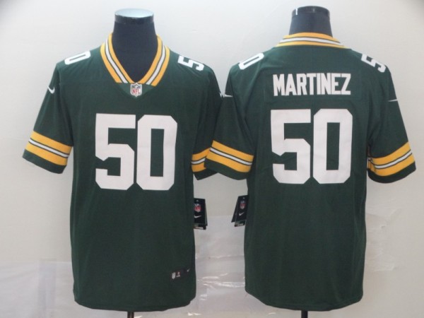 NFL Green Bay Packers #50 Martinez  Green Vapor Untouchable Limited Stitched Jersey