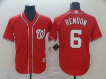 MLB Men's Washington Nationals #6 Anthony Rendon Red Game Jersey