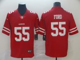 Mens San Francisco 49ers #55 Ford Red Vapor Untouchable Limited Player Jersey