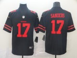 Men's San Francisco 49ers #17 Emmanuel Sanders Black Vapor Untouchable Limited Jersey