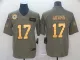 Men's Green Bay Packers #17 Davante Adams 2019 Olive/Gold Salute To Service Limited Jersey