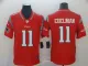 Men's New England Patriots #11 Julian Edelman Red Inverted Legend Jersey