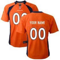 Nike Denver Broncos Toddlers Orange Customized Jersey