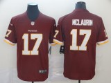 Men's Washington Redskins #17 Terry McLaurin Red Vapor Untouchable Limited Jersey