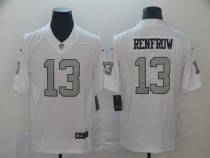 Nike Raiders #13 Hunter Renfrow White Color Rush Limited Jersey