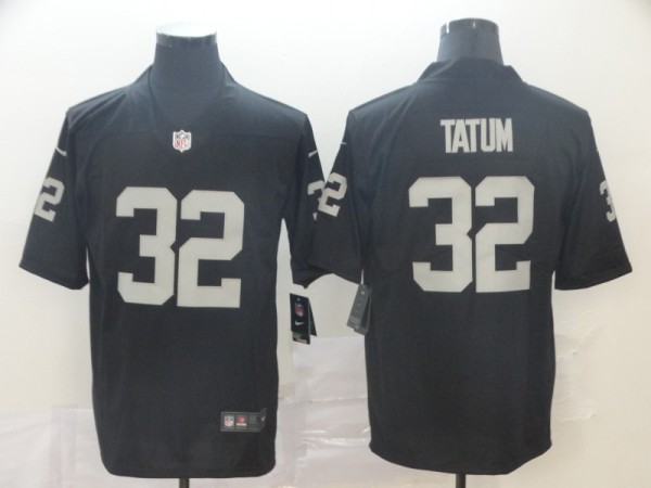 Nike Oakland Raiders #32 Tatum Black Vapor Untouchable Limited Jersey