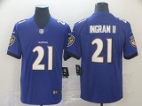 Nike Ravens #21 Ingram II Purple Vapor Untouchable Limited Men Jersey