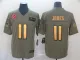 Men's Atlanta Falcons #11 Julio Jones 2019 Olive/Gold Salute To Service Limited Jersey