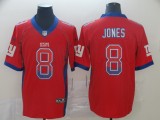 Men's New York Giants #8 Daniel Jones Red Drift Fashion Color Rush Limited Jersey