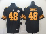 Nike Steelers #48 Dupree Black Color Rush Limited Men Jersey