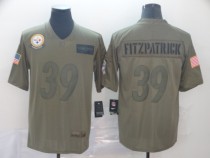 Men's Pittsburgh Steelers #39 Minkah Fitzpatrick 2019 Camo Salute To Service Limited Jersey