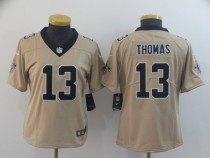 Women Nike New Orleans Saints #13 Tomas Gold Inverted Legend Jersey
