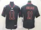 Men's New England Patriots #11 Julian Edelman 2019 Black Lights Out Jersey