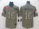 Men's San Francisco 49ers #16 Joe Montana 2019 Olive/Camo Salute To Service Limited jersey