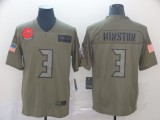 Men's Tampa Bay Buccaneers #3 Jameis Winston 2019 Camo Salute To Service Limited 