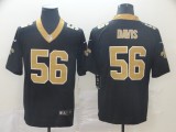 Nike New Orleans Saints #56 Davis Black Vapor Untouchable Limited Jersey 