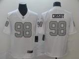 Men's Nike Raiders #98 Maxx Crosby White Color Rush Limited Jersey