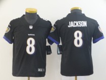 Youth Nike Ravens #8 LaMar Jackson Black Vapor Untouchable Limited Jersey