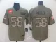 Men's Denver Broncos #58 Von Miller 2019 Olive/Camo Salute To Service Limited Jersey