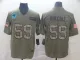 Men's Carolina Panthers #59 Luke Kuechly 2019 Olive/Camo Salute To Service Limited Jersey
