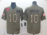 Men's Houston Texans #10 DeAndre Hopkins 2019 Olive/Camo Salute To Service Limited Jersey