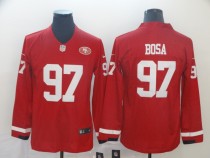 Men's San Francisco 49ers #97 Bosa Teams Nike Therma Long Sleeve Jersey