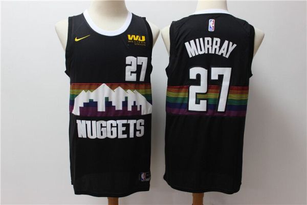 Men's NBA Denver Nuggets #27 Jamal Murray 2019-20 City Jersey