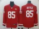 Men's San Francisco 49ers #85 Kittle Teams Nike Therma Long Sleeve Jersey