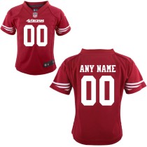 Nike San Francisco 49ers Toddlers Customized Red Jersey
