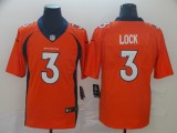 Nike Denver Broncos #3 Lock Orange Alternate Vapor Untouchable Limited Jersey